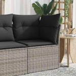 Homgoday Garden Corner diivan halli pol&uuml; rotangist padjad v&auml;ljas diivan diivan aed diivan elutuba Patio v&auml;ljas m&ouml;&ouml;bel x1