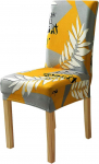 S&ouml;&ouml;gitooli katted komplekt 6 halli valge pehme Stretch Spandex s&ouml;&ouml;gitool Slipcovers eemaldatav pestav tooli katted s&ouml;&ouml;gituba pulm bankett pidu dekoratsioon (geomeetriline) stiil 11