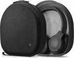 Spigen Klasden universaalne kandekott, mis &uuml;hildub Sony WH-1000XM6, WH-1000XM5 / Bose Quiet Comfort / JBL Tune Series ja teiste k&otilde;rvaklappide &uuml;mbrisega - must