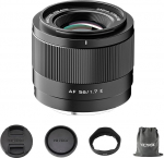 VILTROX 56mm F1.7 f/1.7 AF Lens for Sony E-Mount, APS-C Large Aperture Fixed Focal Length Lens, Compatible with Sony Alpha a7cr a7cii a7c a6700 zv-e100 a6600 a6400 a7iv a7iii