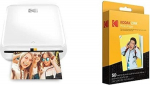 KODAK Step Portable Photo Printer, Wireless, with Zink Technology, Prints Zink Photo Paper, 50 x 76 mm, Instant Film, Pack of 50 Sheets