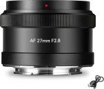 7artisans AF 27mm F2.8 APS-C Camera Lens Auto Focus STM Prime Lens Large Aperture Compatible with Sony E-Mount Mirrorless Cameras A6300 A6400 A6500 A6600 NEX-3 NEX-3N A7R A7RIII A7 A7S