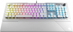 Roccat Vulcan 122 - mehaaniline m&auml;nguklaviatuur, AIMO LED &uuml;he klahvi valgustus, titaanist l&uuml;litid, alumiiniumpind, multimeediaklahvid, peopesa, puutetundlik l&uuml;liti, valge
