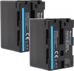 2 x Blumax aku &uuml;hildub Sony NP-FM70, 3300 mAh, NP-FM30, NP-FM50, NP-FM90, QM51D, QM71D, QM91D, CS-FM50, CS-QM51 akudega