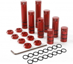 20mm pingi iste, 8 tk libisemiskindel alumiiniumsulamist koera laua t&ouml;&ouml;pink abivahend DIY positsioneerimispink T-track puidut&ouml;&ouml;tlemislaua t&ouml;&ouml;pink positsioneerimiseks 20mm koera aukuga