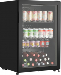 METRO Professional GSC2125B Drinks Refrigerator, 54.5 x 54 x 84 cm, 118 L, Black