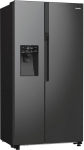 Gorenje NRR9185ESBXL Side by Side Fridge-Freezer, NoFrost Plus, Inverter Compressor, Water and Ice Cube Dispenser, SensoTech, 178.6 cm, Fridge Capacity 376 L, Freezer Capacity 190 L, Black