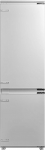 Midea NoFrost KG178SFNF Built-in Fridge/Freezer Combination, Digital Control, with Towing Door, LED Lighting, 178.5 cm High, 180 L Cooling, 68 L Freezer, White