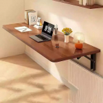 Klapptisch Platzsparender, an der Wand montierter Klapptisch. Kompakter, schwebender Schreibtisch f&uuml;r K&uuml;che, B&uuml;ro, Waschk&uuml;che und Esszimmer. Ideaalne v&auml;ikeste ruumide, t&ouml;&ouml;ruumide, magamistubade jaoks.