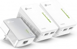 TP-Link TL-WPA4220TKIT WLAN Powerline v&otilde;rguadapter (WiFi Repeater, 500Mbps, 2 port) 3-osaline komplekt