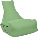 BuBiBag Gaming Bean Bag XXL koos t&auml;idisega - Bean Bag koos k&uuml;ljetaskute ja k&otilde;rvaklappide hoidjaga, t&auml;idetav t&auml;nu t&otilde;mblukule, lastele ja t&auml;iskasvanutele, sise- ja v&auml;listingimustes, EPS helmed, Magic Gambler (Mint Green)