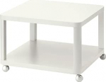 IKEA Tingby 202.959.25 ratastel k&uuml;ljelaud, valge, suurus 64 x 64 cm