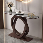 Generisch Konsolentisch, schmaler Konsolentisch mit Metallgestell, Flurtisch (C2, 100 cm)