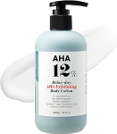 [VILLAGE11FACTORY] AHA BODY LOTION GLYCOLIC ACID AHA 12% (300g) Korea nahahooldus - kooriv kehakreem - 7 t&uuml;&uuml;pi h&uuml;aluroonhapet ja Centella Asiatica sileda, niisutatud ja s&auml;rava naha jaoks.