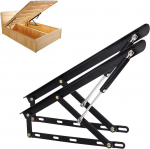 2 pneumaatilise voodi t&otilde;stmise mehhanismi pakett raskete voodikastide jaoks, gaasivedrud, gaasivedrud, m&ouml;&ouml;bli hingede kevadel, hinged kokkupandavad t&otilde;ste vedru hinged, tarvikud riistvara m&ouml;&ouml;bli tabel, t&otilde;stmine