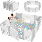 Dripex m&auml;nguv&auml;ljak, beebibarj&auml;&auml;r, 14-tahuline roomav turvav&auml;rav lastele, plastist, ukse ja m&auml;nguasjaplaadiga