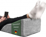 WELL B4 Ergonomic Vein Cushion for Leg Upright &ndash; Leg Raising Cushion, Leg Rest Wedge Cushion Support, Cushion for Legs & Knees, Ideal as Lymphatic Cushion and Vein Wedge