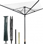 uyoyous Outdoor Riidekuivatus koos maapinna varrukas kaitsva kattega 50 m pesuliiniga Stabiilne r&otilde;ivaste &otilde;hutaja aeda