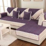 Sofa Slippers Non-Slip Sofa Cover L Shape Couch Cover Sofa Throws 1/2/3/4 Seater Velvet Sofa Protective Cover for Dogs Cats Pet Recliner Leather Sofa Chair Covers