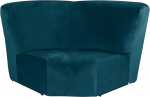 Stretch Corner Sofa Cover 1 Piece Velvet Corner Couch Cover Sofa Cover Sectional Lounger One Piece Sofa Slipcover L Shape Sofa Couch Additional Seat Soft with Elastic Bottom Deep Blue