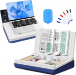 Nauttxon s&uuml;learvuti laud koos hoiuruumiga Lap Desk koos padja ja hoiuruumiga - kaasaskantav laud s&uuml;learvutile (kuni 15,6 tolli) + iPad pesa - kodukontor diivanile/voodile