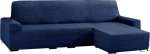 Eysa Aquiles Elastic Chaise Longue Short Arm Right, pol&uuml;ester-puuvillane, sinine, 43 x 37 x 14 cm