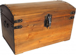 MYBOXES Treasure Chest Pirate Chest Gift Box Size 48 x 30 x 30 cm