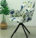 XGANGM komplekt 4/2/6 tooli katted k&auml;etoega, Stretch Leaf muster, tooli kate, s&ouml;&ouml;gituba, tugitool, kaitsev kate, kontoritooli kate, k&ouml;&ouml;gitooli kate, eemaldatav, B, 6 t&uuml;kki