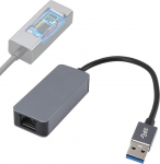 USB 3.0 kuni 2.5G Ethernet adapter, kaasaskantav USB 3.2 USB AM kuni 2.5Gbps Ethernet adapter, traadiga v&otilde;rgu USB konverter, 7 8 8.1 10 XP, OS X, jaoks, #911