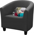 FIGOOO tugitooli kate, klubitool, Stretch kaitsev kate kokteilitoolile, 1 tk, tugitooli kaitsja, eemaldatav, pestav tugitooli kate, tugitooli viskamine &uuml;he diivani jaoks, hall