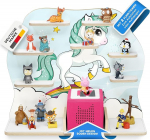 stadtecken puidust riiul muusikakarbile, sobib Tonieboxile ja umbes 50 Tonile, t&auml;iuslik Tonie hoidmine lastetoas, seismiseks v&otilde;i &uuml;lesriputamiseks, &uuml;kssarvik, suur