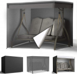 3 istekoha aia kiikede kate veekindel 210D Oxford kangas UV kaitse v&auml;ljas Patio Swing kaitsja (190x126x170)