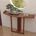 Generisch Neuer Konsolentisch aus Massivholz im chinesischen Stil f&uuml;r den Eingangsbereich - Schmaler Flurtisch f&uuml;r Wohnzimmer und Schlafzimmer, 100 x 25 x 80 cm (39,4 x 9,8 x 31,5 Zoll)