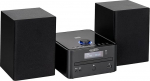 Reflexion HIF79DAB Hi-Fi Stereos&uuml;steem 2 x 40 Watt Max. Muusika v&otilde;imsus, CD/MP3, DAB+ digitaalne tuuner, Bluetooth, striimimine, USB/MP3, &auml;ratus/kell/unetaimer, must