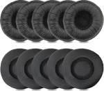 K&otilde;rvapadjad Plantronics peakomplektidele, 50 mm asendusk&otilde;rvaklapid, katted k&otilde;rvapadjad, mis &uuml;hilduvad Plantronics Blackwire 3210 3220 3320 C3225 HW261N HW510 Jabra PRO 920 930 9450 Biz 2300 2400 (10 tk)
