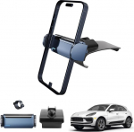 Coleya auto mobiiltelefoni hoidik, mis &uuml;hildub Porsche Macan 2015-2024, Porsche Macan elektriline mobiiltelefoni hoidik, Porsche Macan telefoni hoidik, 360&deg; p&ouml;&ouml;ramine, &uuml;hildub k&otilde;igi nutitelefonidega 4 - 7
