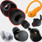 AirFoams Pro Universal Memory Foam k&otilde;rvaklapid silikoonist kaitsega patenteeritud Sony WF-1000XM4, Beat Fit Pro, Beats Studio Buds, Buds 2 Pro, Jabra, Beats Flex asendus Kickstarter (SML)