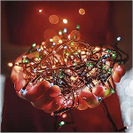 EMOS LED Fairy Lights v&auml;rviline sise- ja v&auml;litingimustes kasutamiseks, 18 m pikk IP44 mitmev&auml;rvilised j&otilde;uluvalgused 180 LED-iga + 5 m kaabel ja toide, 8 režiimi ja 6-tunnine taimeri funktsioon, jaoks