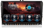 Autoradio VW Golf 5 6 T5 Polo Sharan Passat Tigu&auml;n,[Android 13.0 4GB + 64GB 2.0GHz] CAWELL Double DIN raadio 4G/Navi/Bluetooth (9 tolli, 2.0GHz, 8-tuumaline Android 13 nuppudega)