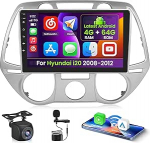 4+128G Autoradio f&uuml;r Renault Clio 3th 2005-2014 Android 15 mit 9'' In-Cell Bildschirm Unterst&uuml;tzung Wireless Carplay und Android Auto Mirror Link Radio FM/RDS GPS WiFi BT SWC