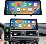 Ninetom autoraadio 12,3-tolline puuteekraan koos juhtmevaba Carplay ja Android autoga 2013-2016 BMW 3 seeria F30 F31 F34 F80 jaoks koos NBT s&uuml;steemiga, tugi Mirrorlink, kaamera, navigatsiooniga