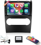 Podofo Carplay autoraadio Mercedes-Benz B-klassile / A-klassile 2008-2011, 9-tolline puuteekraan 2G+64G juhtmevaba Carplay Android autoga, Bluetooth/GPS/WiFi/FM/RDS/SWC/HiFi/USB+Reversioonikaamera