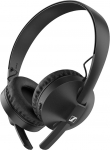 Sennheiser HD 250BT Bluetooth 5.0 juhtmevabad k&otilde;rvaklapid AAC, aptX Low Latency, transducer-tehnoloogia ja sisseehitatud mikrofoniga. Aku kestvus 25 tundi, kiirlaadimine USB-C-ga - must