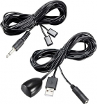 sourcingmap kompaktne IR korduva infrapuna kaugjuhtimispuldi 1 vastuv&otilde;tja 2 saatja komplekti s&uuml;steem USB adapter HD DVR, STB digiboks ja telerite jaoks