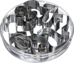 Pati-Versand Silikoon 11046 Numbril&otilde;ikurid metallist h&otilde;bedased 10 x 2 x 10 cm