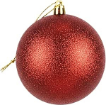 20cm tumepunane j&otilde;ulupall PVC purunemiskindel glitter j&otilde;ulukaunistus Pidulik j&otilde;ulupuu rippuv kaunistus &Uuml;mmargune ornament p&uuml;hade jaoks kodus