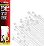 Dekton kaablisideme komplekt 4.8mm x 380mm Raske t&ouml;&ouml;stusliku tugevusega k&otilde;rge temperatuurikindlusega iselukustuv hammas ideaalne kaablite, torude, aianduse ja juhtmete jaoks, sise- ja