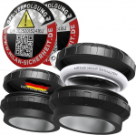 GRIP&BENDER 2 Pack magnetiline kinnitus, mis &uuml;hildub Apple Airtagiga, magnetiline peidikuhoidja autole, mootorratta, jalgrattale ja E-skootrile, veekindel &uuml;mbris ratta magnetilisele kinnitusele