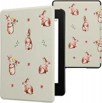 kwmobile Flip Case &uuml;hildub Amazon Kindle Paperwhite 11. p&otilde;lvkonna 2021 &uuml;mbrisega - Flip Case Kindle Paperwhite &uuml;mbris magnetilise sulgemisega - j&auml;nesed ja lilled