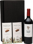 Geschenkset Rotwein aus Spanien mit Schokolade von Sim&oacute;n Col